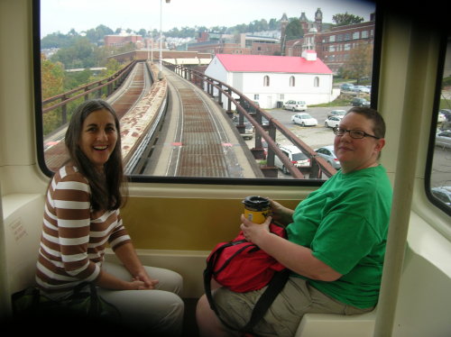 Jesse Kalvitis and Janisse Ray on the PRT