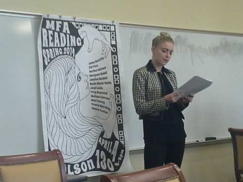Mari reading